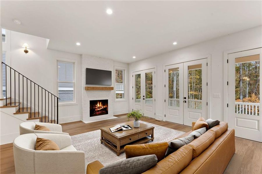 Furnished interior view inside a new home in , Chattahoochee Hills (Image 6).