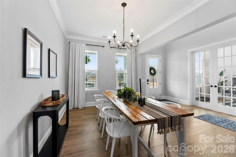 Furnished interior view inside a new home in , Belmont (Image 19).