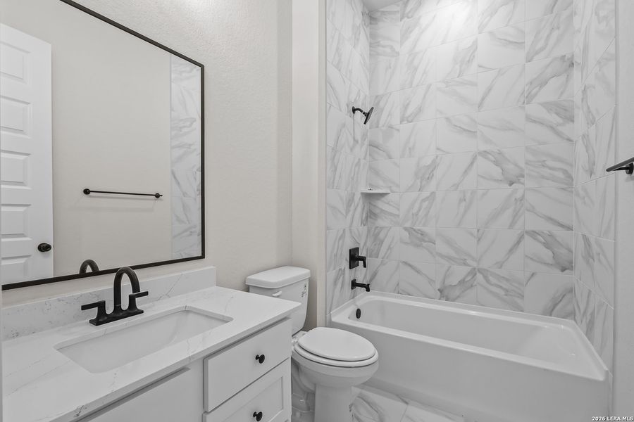 Furnished interior view inside a new home in Homestead, Schertz (Image 13).