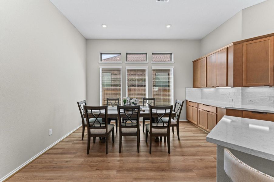 Furnished interior view inside a new home in The Trails, New Caney (Image 10). Furnished interior view inside a new home in The Trails, New Caney (Image 10).
