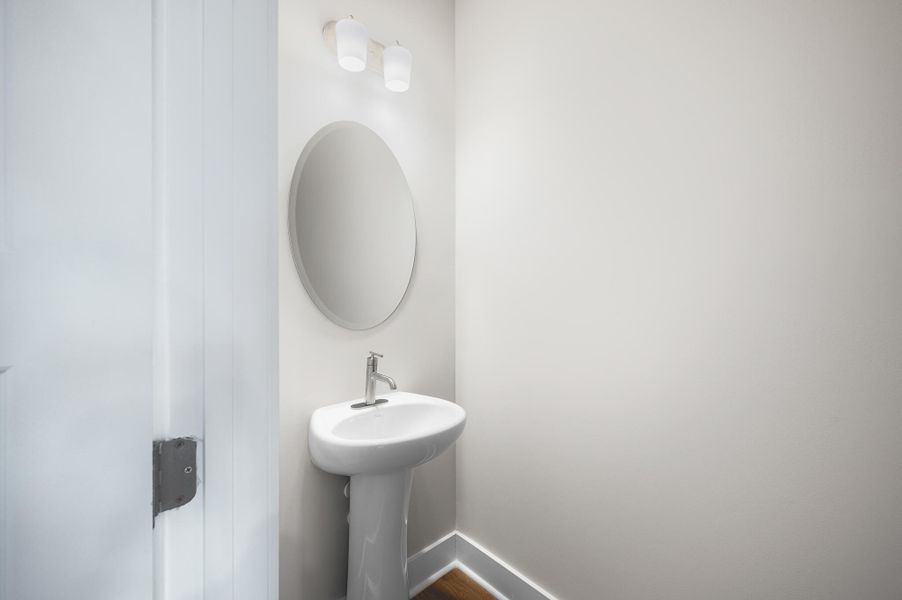 Photo is of a similar home