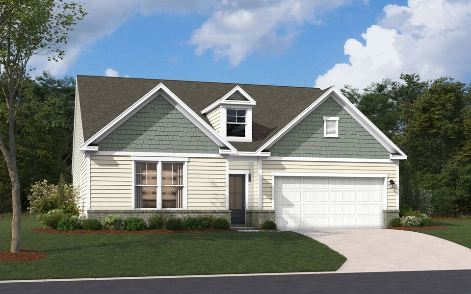 Representative exterior photo of a completed home built from the The Easton by Stanley Martin Homes in Chapin Place, Chapin, SC (Image 2).