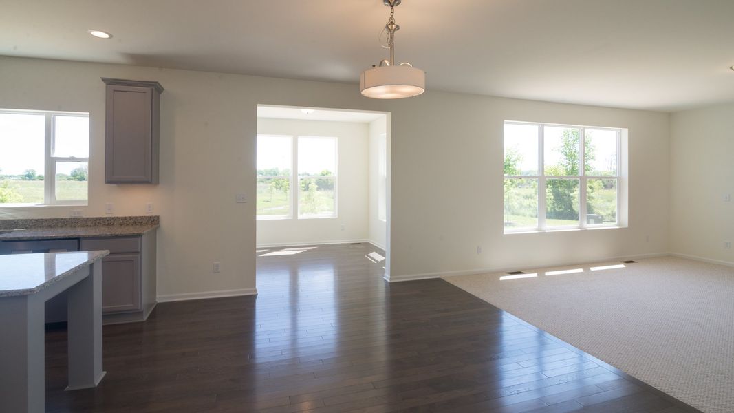 Representative unfurnished interior of a home built from the The Briarhaven III by Norfolk Homes in Coronado Estates, Jackson (Image 38).