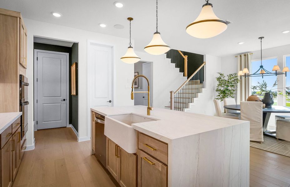 Representative furnished interior of a home built from the Sanford by Pulte Homes in Kuempel Farms, Pflugerville (Image 54).