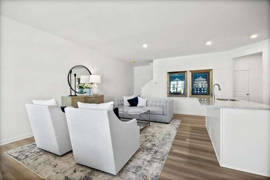 Furnished interior view inside a new home in , Conyers (Image 17).