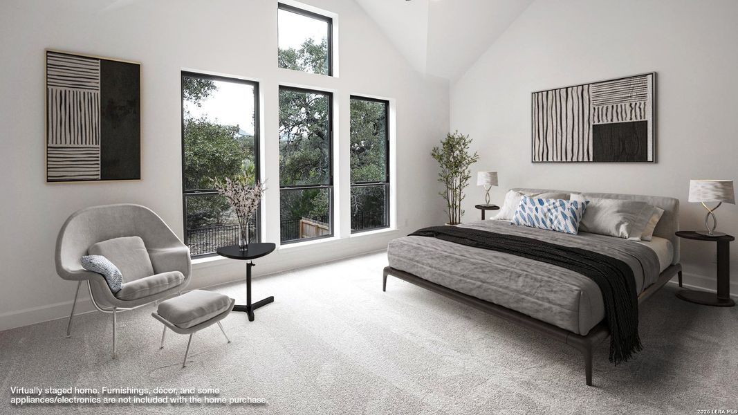 Furnished interior view inside a new home in Johnson Ranch, Bulverde (Image 15).