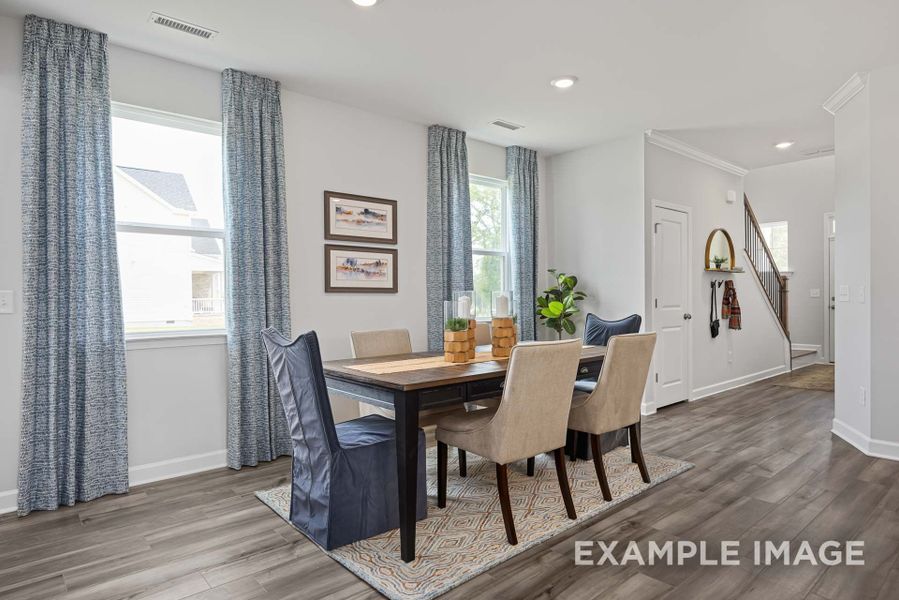 Representative furnished interior of a home built from the The Adalynn A by Davidson Homes LLC in Villas at Carpenter Woods, Durham (Image 9). Representative furnished interior of a home built from the The Adalynn A by Davidson Homes LLC in Villas at Carpenter Woods, Durham (Image 9).