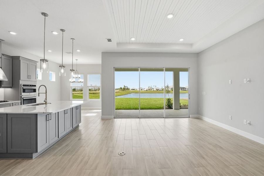 Representative unfurnished interior of a home built from the Monte by Taylor Morrison in Esplanade at McKinnon Groves, Winter Garden (Image 18). Representative unfurnished interior of a home built from the Monte by Taylor Morrison in Esplanade at McKinnon Groves, Winter Garden (Image 18).