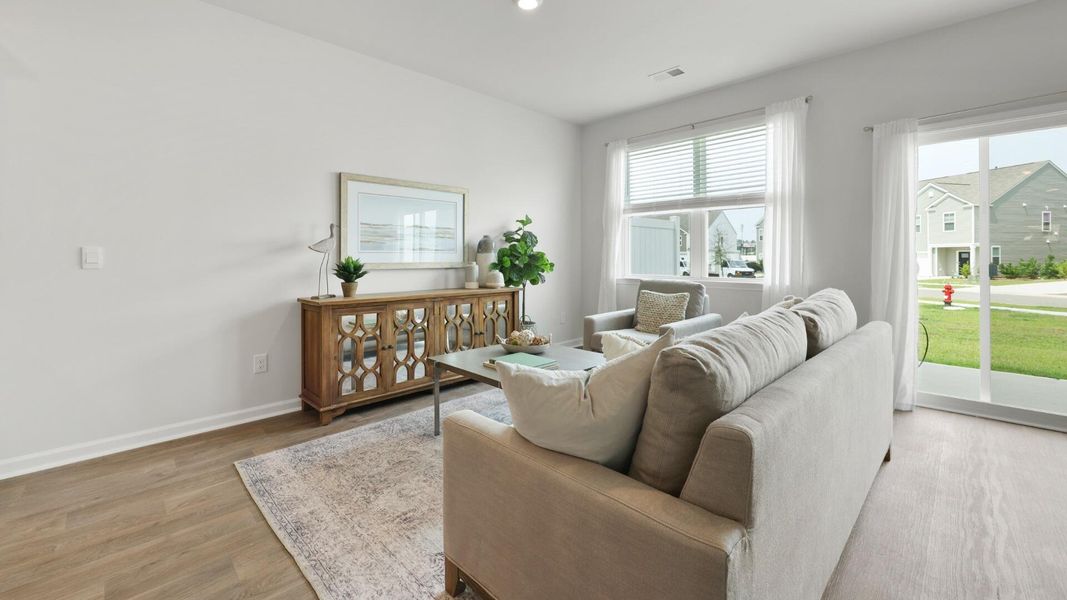 Furnished interior view inside a new home in Carolina Groves, Moncks Corner (Image 21). Furnished interior view inside a new home in Carolina Groves, Moncks Corner (Image 21).