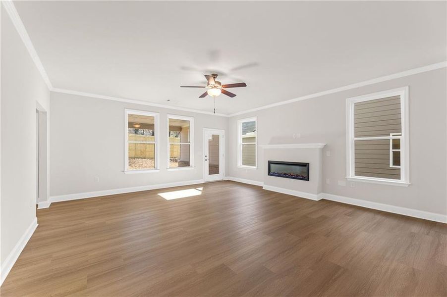 Spacious, unfurnished interior of a new home in Cooper's Walk, Loganville (Image 13). Spacious, unfurnished interior of a new home in Cooper's Walk, Loganville (Image 13).