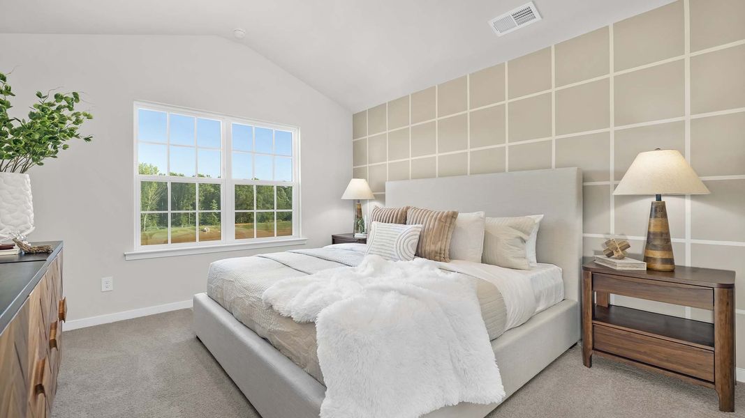 Furnished interior view inside a new home in Clark Creek Landing, Lincolnton (Image 10).