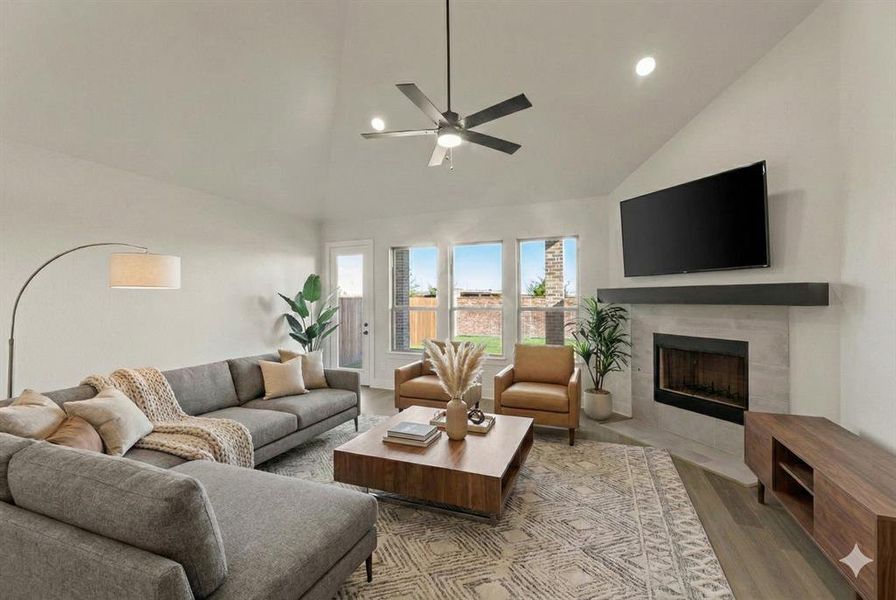 Furnished interior view inside a new home in Somerset - Phase 5, Mansfield (Image 16).