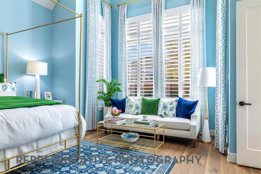 Furnished interior view inside a new home in Wildflower Ranch, Dish (Image 8).