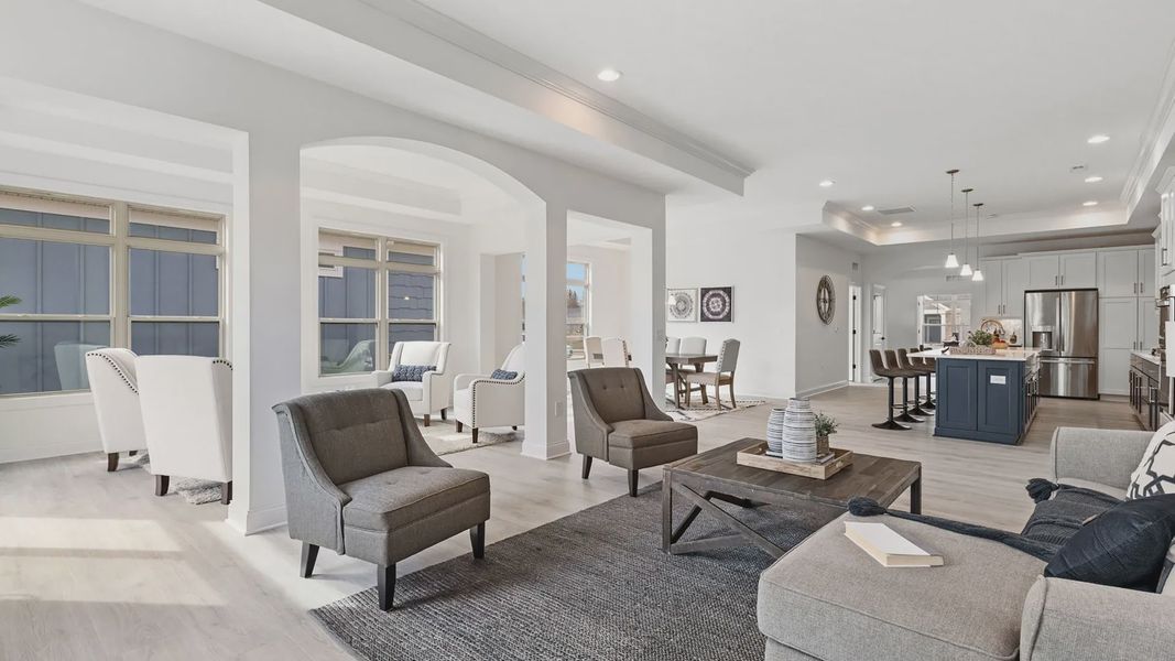 Representative furnished interior of a home built from the Verona by Epcon Communities in The Courtyards at Franklin Road, Murfreesboro (Image 18).