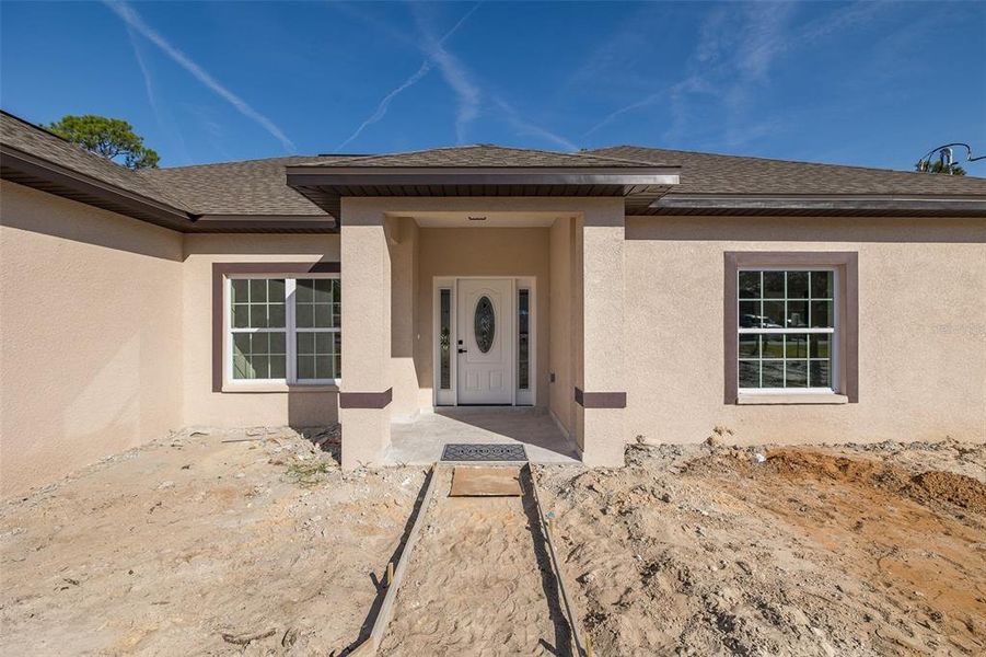 In-progress construction of a new home in , Weeki Wachee, FL (Image 66).
