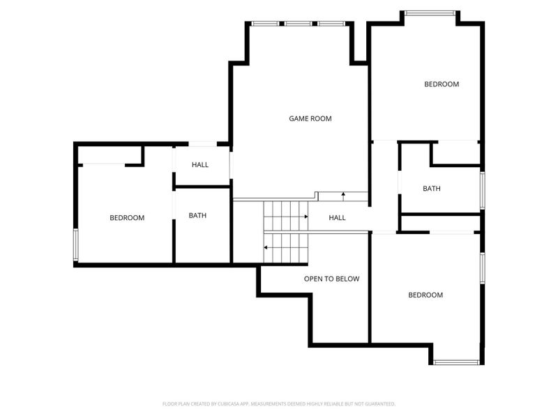2D floor plan layout of this home in ARTAVIA: Fairway Collection, Conroe, TX (Image 5).