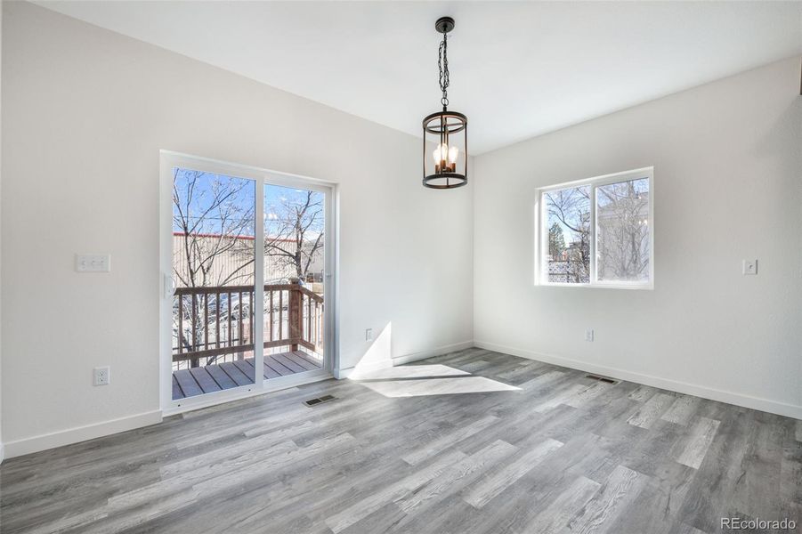 Spacious, unfurnished interior of a new home in , Colorado Springs (Image 29).