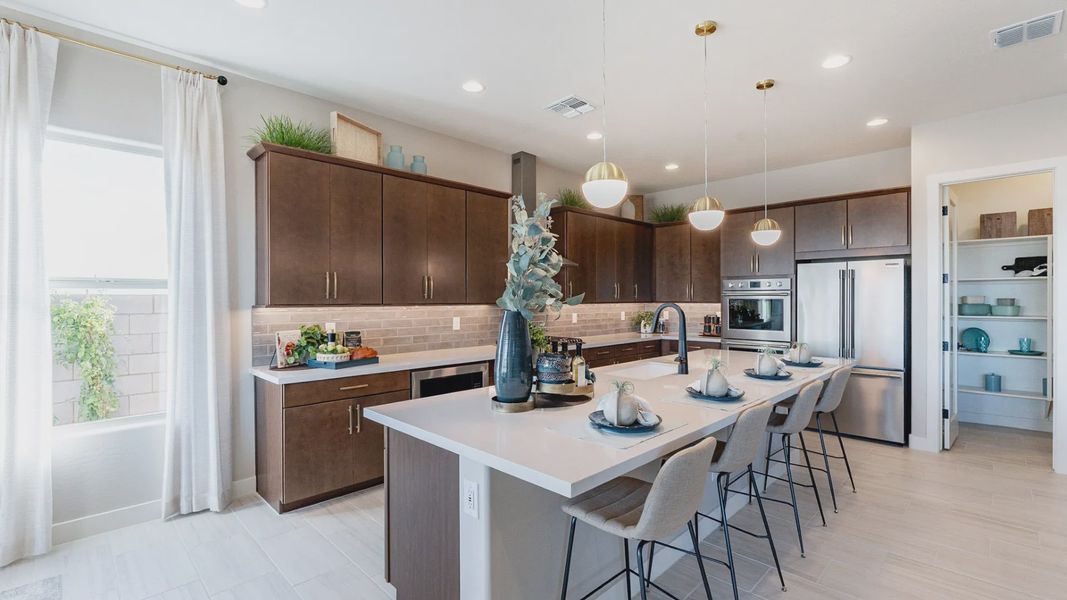 Representative furnished interior of a home built from the Jade by DRB Homes in Arroyo Seco - Palazzo, Buckeye (Image 11).