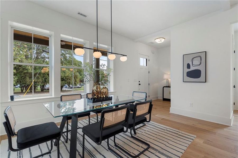 Furnished interior view inside a new home in , Atlanta (Image 45).