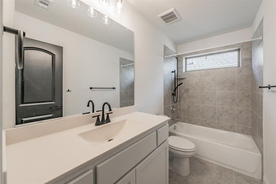 Furnished interior view inside a new home in Pecan Square, Northlake (Image 9).