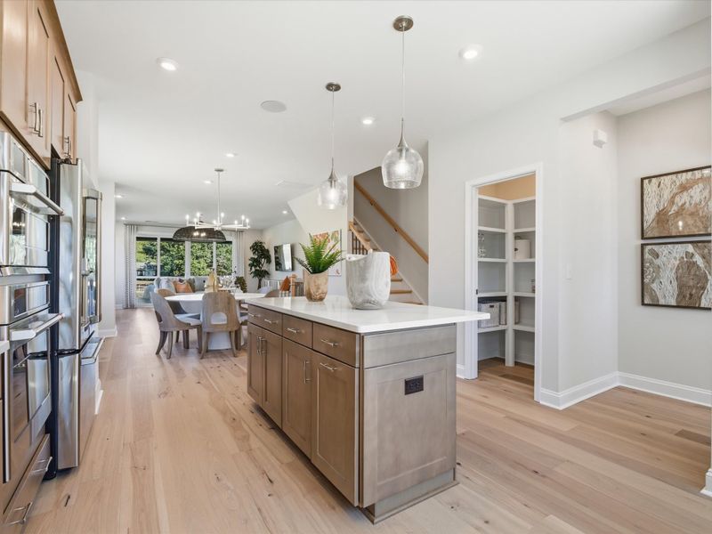 Representative furnished interior of a home built from the Paloma by Tri Pointe Homes in Bellflower, Charlotte (Image 41).