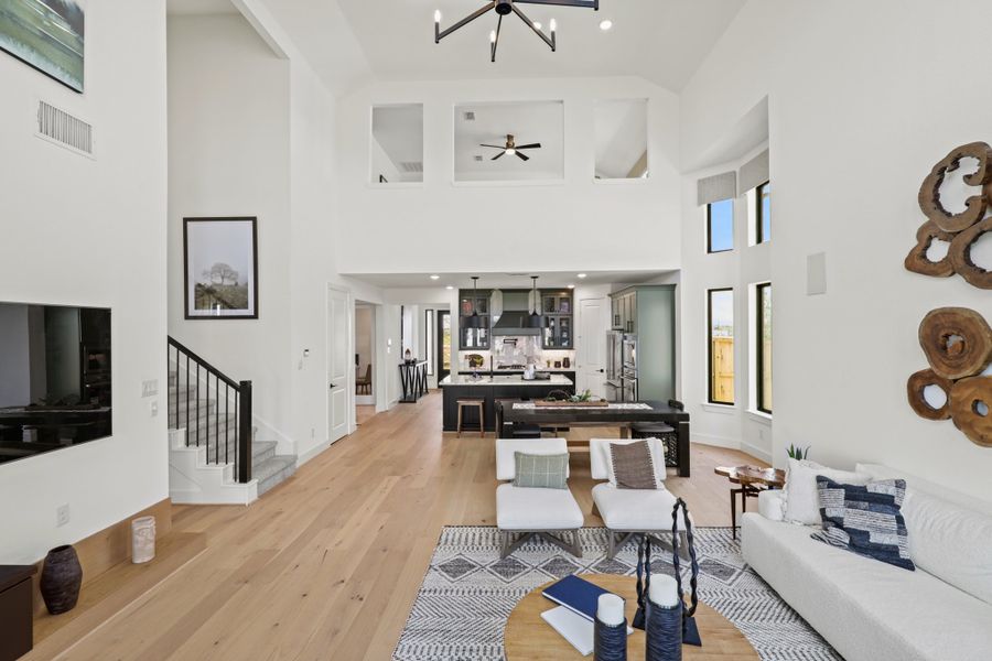 Furnished interior view inside a new home in Harvest Green 50', Richmond (Image 15).