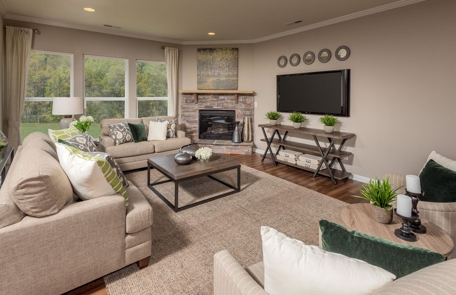 Furnished interior view inside a new home in Millstone, Hendersonville (Image 4).