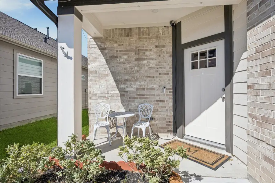 Exterior details and patio area of a home in , Bellville (Image 2). Exterior details and patio area of a home in , Bellville (Image 2).