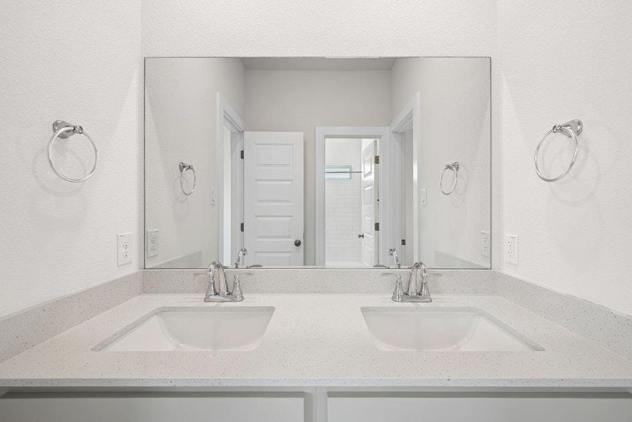 Furnished interior view inside a new home in Santa Rita Ranch, Liberty Hill (Image 7). Furnished interior view inside a new home in Santa Rita Ranch, Liberty Hill (Image 7).