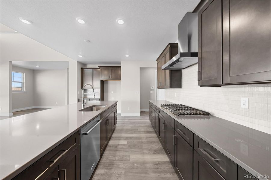 Furnished interior view inside a new home in , Littleton (Image 7).