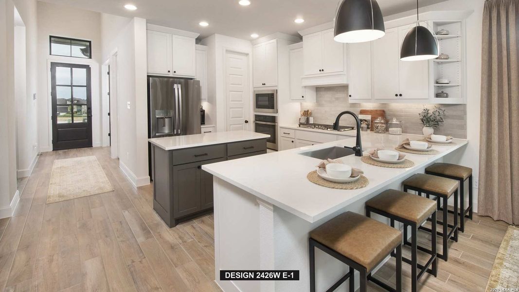 Furnished interior view inside a new home in Arcadia Ridge, San Antonio (Image 4).