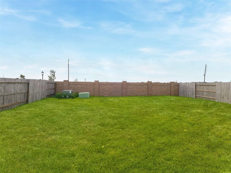 Brick Wall Back Fence