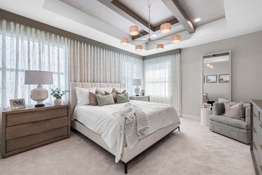 Representative furnished interior of a home built from the Lynx by GL Homes in Apex at Avenir, Palm Beach Gardens (Image 10).