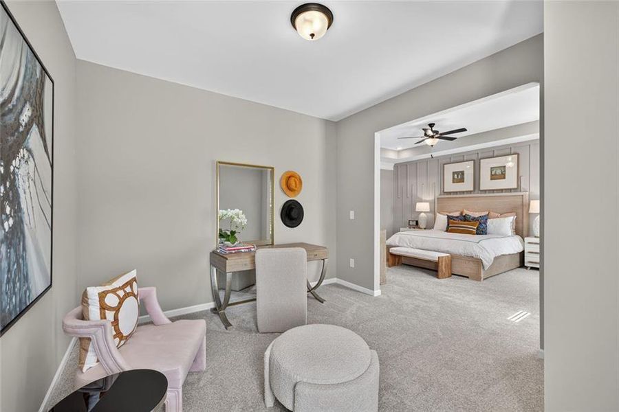 Furnished interior view inside a new home in Allen Manor, Hoschton (Image 33). Furnished interior view inside a new home in Allen Manor, Hoschton (Image 33).