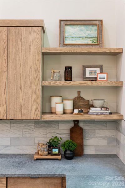 Close-up of interior finishes inside a home in , Pisgah Forest (Image 19).