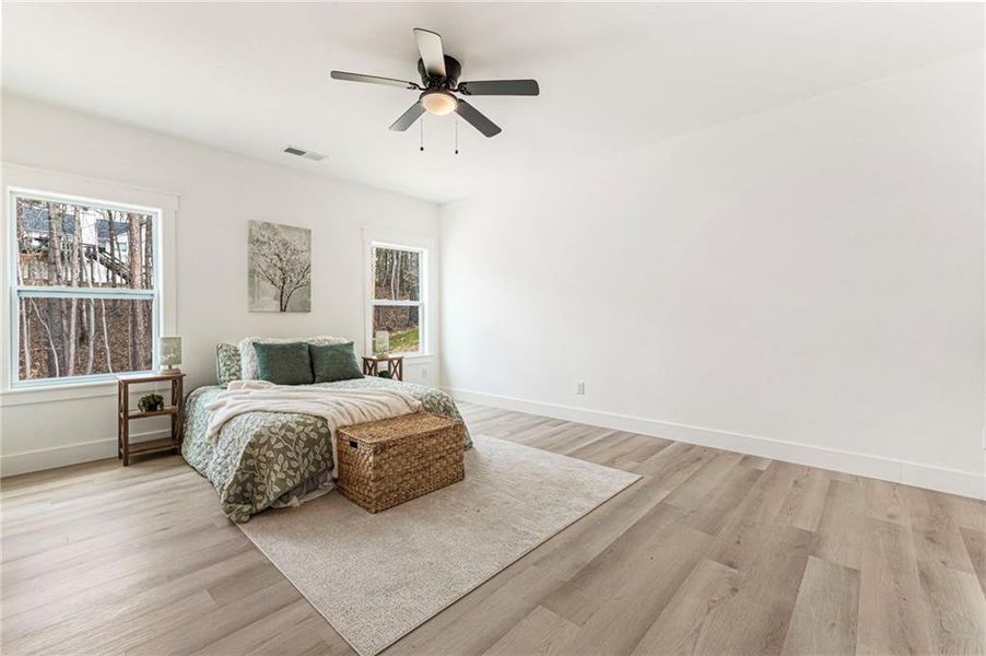 Furnished interior view inside a new home in , Cartersville (Image 32).