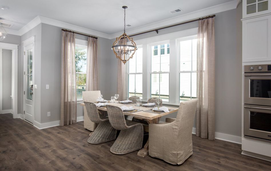 Furnished interior view inside a new home in Heron's Walk at Summers Corner: Row - Elevated Collection, Summerville (Image 7).