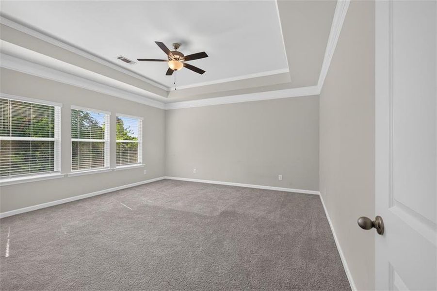 Spacious, unfurnished interior of a new home in Overlook at Hamilton Mill, Auburn (Image 35).
