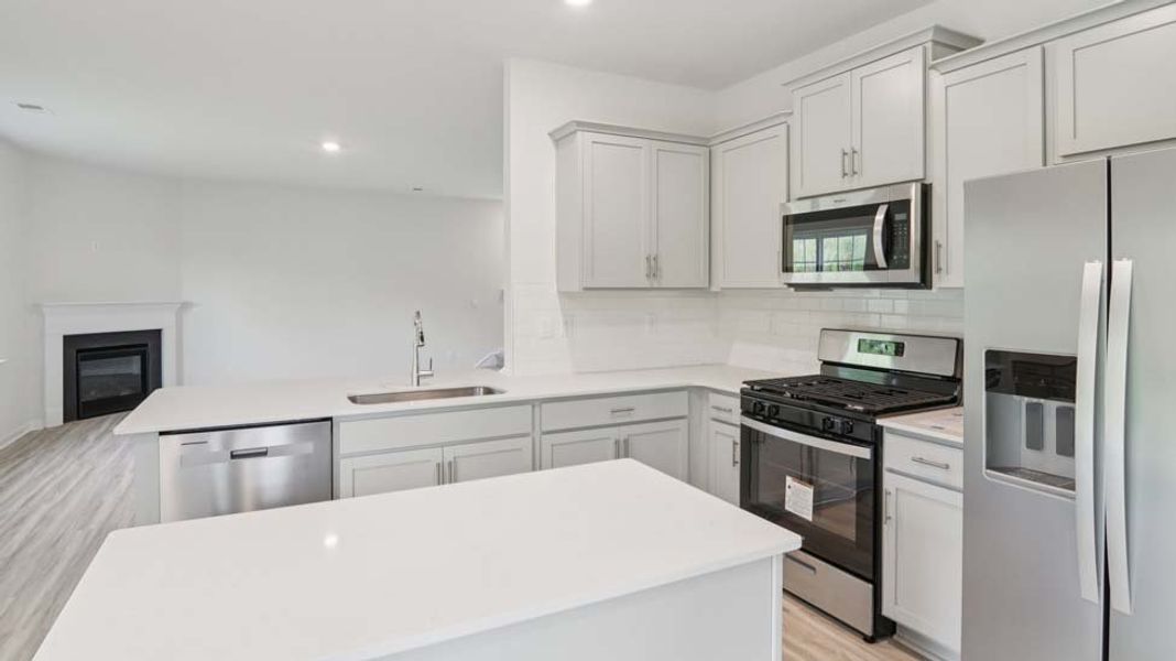 Furnished interior view inside a new home in Rydele Heights, Asheville (Image 3).