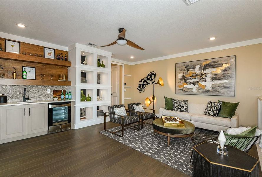 Furnished interior view inside a new home in Cresswind Lakewood Ranch, Lakewood Ranch (Image 17). Furnished interior view inside a new home in Cresswind Lakewood Ranch, Lakewood Ranch (Image 17).