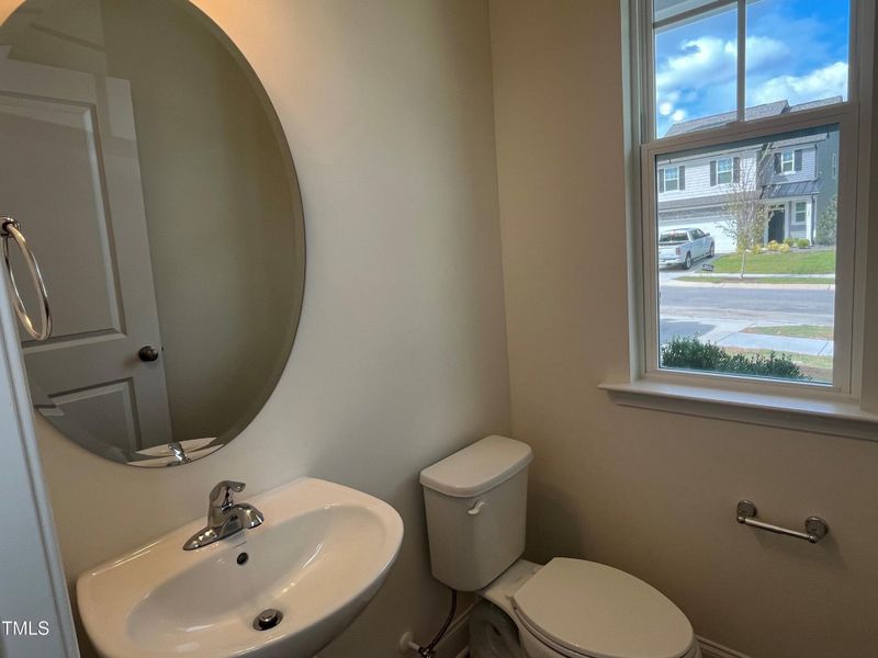 Half Bath off of Foyer Hallway