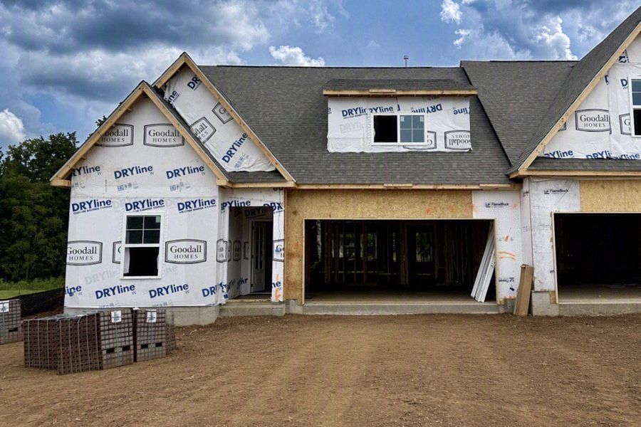 *Photo of actual home under construction Aug 2026