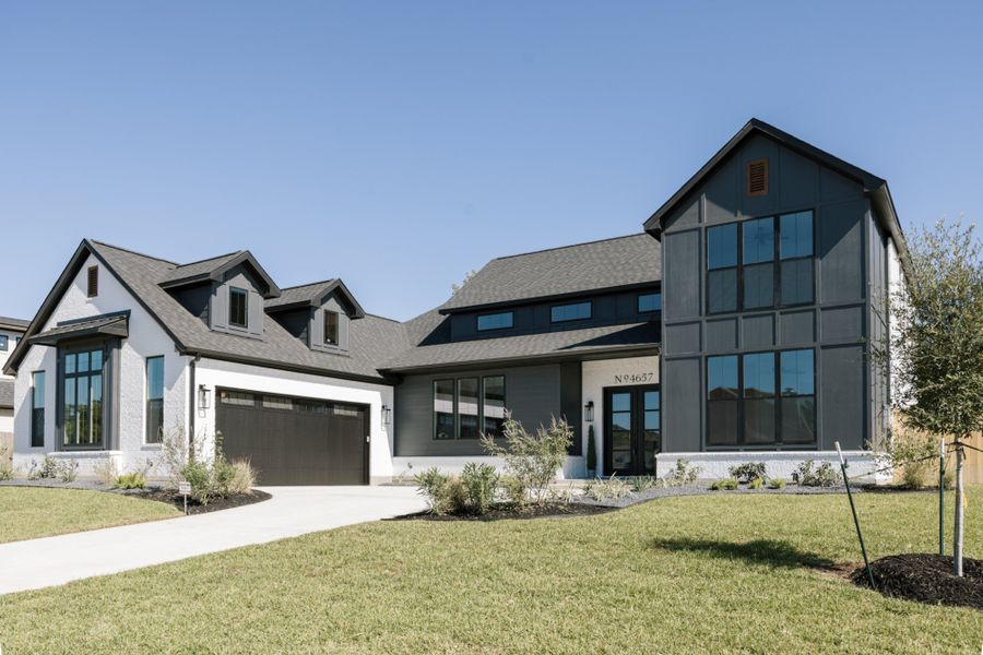 Representative exterior photo of a completed home built from the The Elizabeth II by Reece Homes in Stella Ranch, Bryan, TX (Image 14). Representative exterior photo of a completed home built from the The Elizabeth II by Reece Homes in Stella Ranch, Bryan, TX (Image 14).