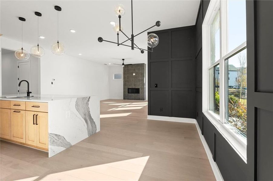 Furnished interior view inside a new home in The Gathering – Alpharetta, Alpharetta (Image 12).