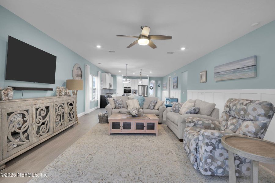 Furnished interior view inside a new home in , St. Augustine (Image 16).