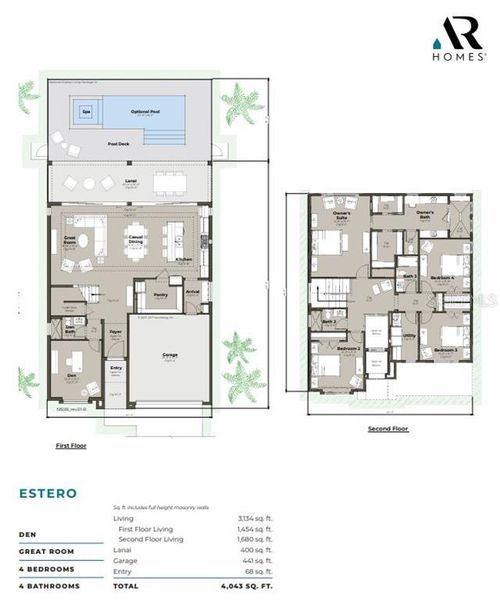 2D floor plan layout of this home in , Ocala, FL (Image 3). 2D floor plan layout of this home in , Ocala, FL (Image 3).