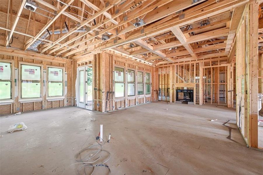 In-progress construction of a new home in , Statham, GA (Image 16).