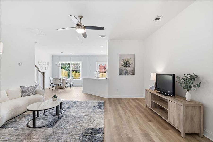 Furnished interior view inside a new home in , Ball Ground (Image 17).