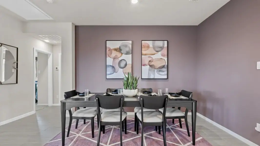Furnished interior view inside a new home in Hadley Farms, Godley (Image 13).