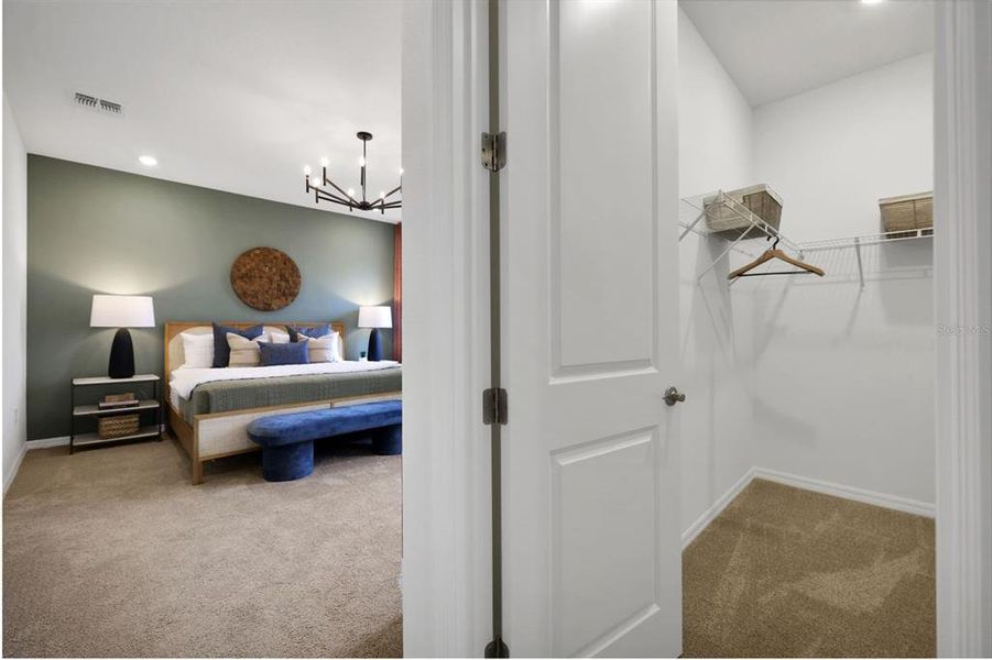 Furnished interior view inside a new home in Creekside Run at Babcock Ranch, Punta Gorda (Image 14).